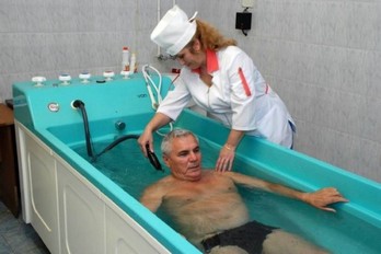 Минеральная ванна в санатории Тельмана - город Железноводск